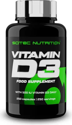 Produktbild von Scitec Nutrition Vitamin D3 - 250 Kapseln