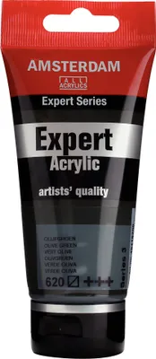 Immagine prodotto di Amsterdam Serie Expert Tubo di vernice acrilica 75 ml Verde oliva 620