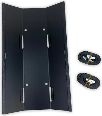 Produktbild von Gasflaschenhalter - Halterung Gasflasche inkl. 2x Spannb?ndern schwarz gepulvert