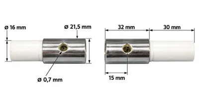 Produktbild von Ramm Duroplast WC-Sitz Roca Gap Slim Antibakteriell Weiß