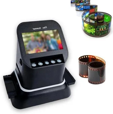 Productafbeelding van Digitale Filmscanner - Negatieven Converter - Oude Foto's Digitaliseren - 4.3 Inch Lcd Scherm - 22mp Resolutie - Zwart