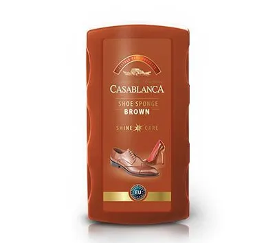 Immagine prodotto di Casablanca Spugna grande per lucidare le scarpe, marrone, 1 pezzo