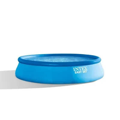 Produktbild von Aufstellpool Intex Easy Set, 457 x 107 cm, Rund, mit Pumpe, Abdeckplane, Bodenschutzplane und Leiter, 12430L
