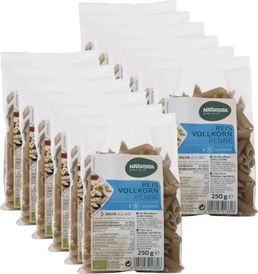Produktbild von Penne, Reis Vollkorn, 12 x 250  g