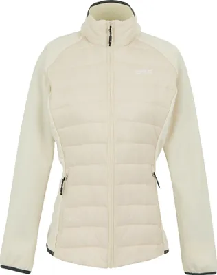 Image de Regatta - Veste hybride "Clumber V" pour femmes RG10049 (46 FR) (Jaune vanille clair/gris moyen)