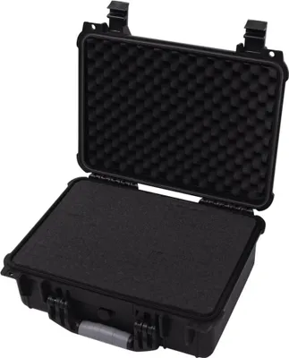 Productafbeelding van vidaXL Universele koffer, zwart, 40,6 x 33 x 17,4 cm