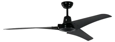 Obrázek produktu pro Průmyslový stropní ventilátor Pepeo Vourdries Black 142 cm s nástěnným vypínačem