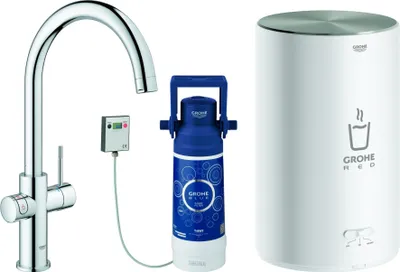Obrázok produktu pre GROHE Red Duo, Štandardný, Chróm, Páková rukoväť, Samostarný, Typ C, Keramický