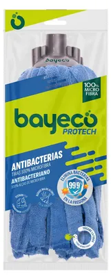 Immagine prodotto di Bayeco - Pavimenti antibatterici Copptech, 100% microfibra, rimuovono il 99,9% dei batteri