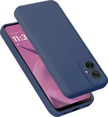 Produktbild von Cadorabo Hülle für Motorola Moto G55 Hülle Silikon Handyhülle Case aus flüssigem Silikon, Kratzfeste und stoßfeste Schutzhülle für Motorola Moto G55