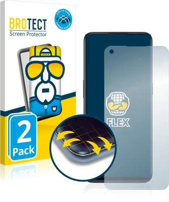 Produktbild von 2x BROTECT Fullscreen Schutzfolie für OnePlus Nord N10 5G Displayschutz Folie Fullcover Klar Transparent