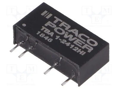 Obrázok produktu pre 1x Menič: DC/DC, Vstupné napätie: 21,6 ÷ 26,4 V, Výkon: 1 W, Výstupný prúd: 84 mA, Typ: 1-2412HI, DC/DC menič