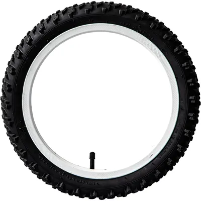 Produktbild von DSI Fahrradreifen MTB Fahrrad Mountainbike 2 Reifen 14 x 1,75" schwarz mit 2 Schläuchen AV