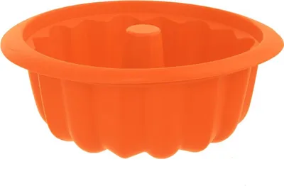 Produktbild von Orion Gugelhupfform antihaft Gugelhupf aus Silikon Kuchenform Napfkuchenform orange