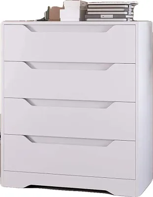 Immagine prodotto di Cassettiera, 4 cassetti Credenza, design moderno, BIANCO