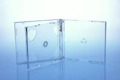 Produktbild von 50 CD/DVD Jewelcase 3fach 3er / Hüllen für 3 Disc / glasklar/transparent