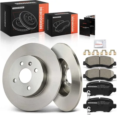 Immagine prodotto di Frankberg 2x dischi freno 4x pastiglie freno asse posteriore per Opel Astra H Twintop A04 Combo Combo Tour Meriva X03