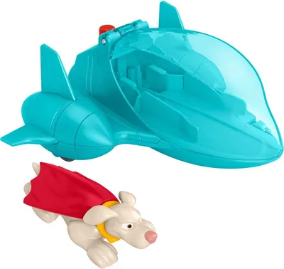Zdjęcie produktu dla Zestaw Fisher-Price DC League of Super-Pets Krypto i Superman-Jet