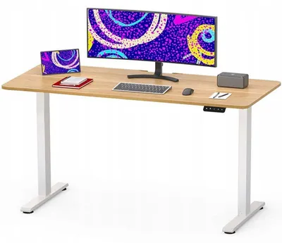 Produktbild von Elektrisch verstellbarer Tisch FQ2M-1260-EU Ahorn, 120 x 60
