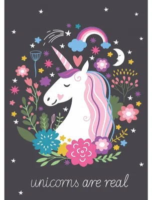Produktbild von Einhorn Polardecke 100x140cm Kuscheldecke Kinder