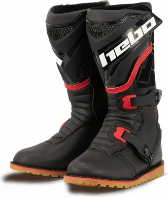 Image de Bottes de trial Hebo Technical 3.0, couleur noire, pointure européenne 36, pour enfants, couleur noire, pointure européenne 36