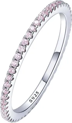 Immagine prodotto di Anello in argento con zirconi rotondi, argento S925