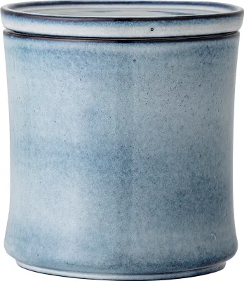 Produktbild von Vorratsdose mit Deckel SANDRINE blau aus Steingut Bloomingville