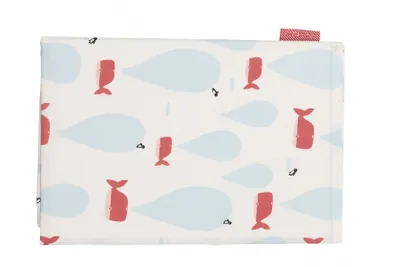 Produktbild von Perikles Bettumfang Ozean Baumwolle 180 x 135 cm weiß/blau/rot