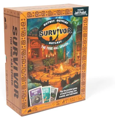 Produktbild von Exploding Kittens: Survivor – Das Stammesurteil. Für 3-6 Spieler, ab 8 Jahren