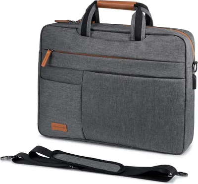 Produktbild von 17-17.3 Zoll Laptop Aktentasche Herren Wasserdicht Grau - LOVEVOOK