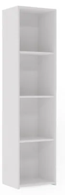 Immagine prodotto di Libreria a colonna LONI 160x40 cm bianca con 4 ripiani a giorno