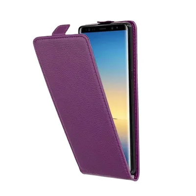 Obrázok produktu pre Cadorabo ochranné puzdro pre Samsung Galaxy NOTE 8 vo fialovom flipovom puzdre kryt na mobilný telefón Imitácia kože