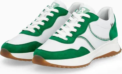 Produktbild von Rieker 'R-EVOLUTION' Damen Echtleder Sneaker weiss kombi, Damen:38 EU