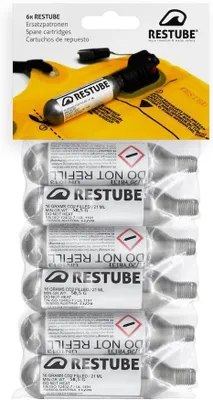 Immagine prodotto di RESTUBE Cartucce di ricambio CO2 originali 16g per sistema di sicurezza gonfiabile 6pz.