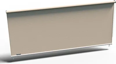 Produktbild von Coolfit Rollo 198 cm, altweiß Bezug aus HDPE, 285g/m² in altweiß, inkl. Montagematerial