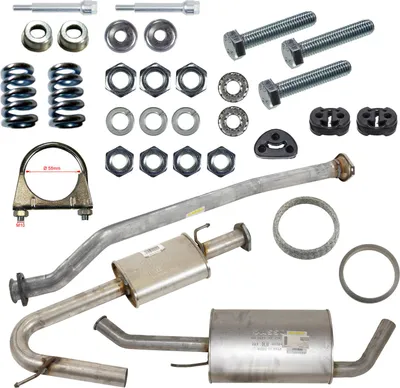 Produktbild von Auspuffanlage Komplett ohne Kat 1355371080,