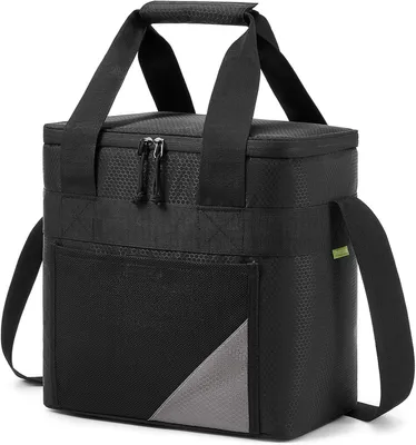 Immagine prodotto di Borsa termica da 20 litri, leggera, impermeabile, ideale per picnic, colore nero