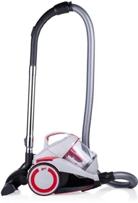 Productafbeelding van Stofzuiger Zonder Zak - 700 W Vermogen - 1,8 Liter Inhoud - HEPA 12 Filter - Grijs - Cycloon Stofzuiger - Met Combiborstel En Kierenzuigmond