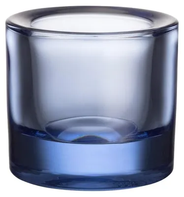 Produktbild von Iittala Kivi Windlicht 60 mm n der Farbe Aqua Glas Teelichthalter skandinavische