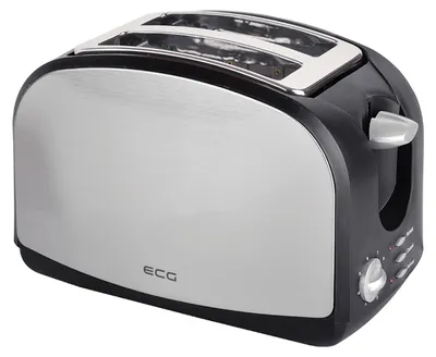 Immagine prodotto di ECG ST 968 | tostapane | funzione di scongelamento | tostapane | 900W | spegnimento | acciaio inox | nero |