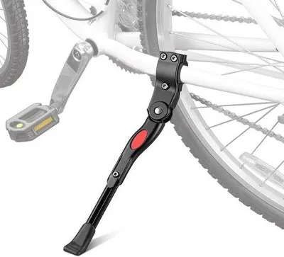 Produktbild von Famanu Aluminium Seitenständer verstellbar für Mountainbike und Rennrad – Schwarz