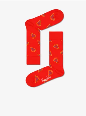 Zdjęcie produktu dla Skarpety Happy Socks w czerwone wzory „Pizza Slice”