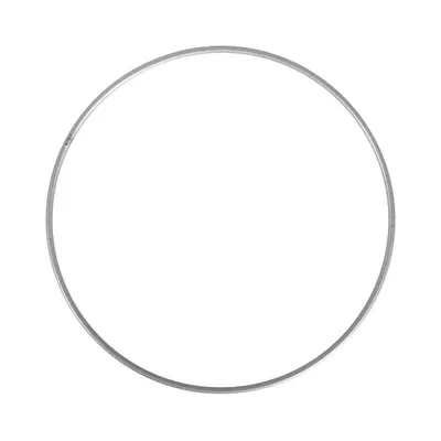 Produktbild von Rayher Metallring beschichtet silber Ø 20,0 cm