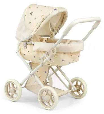 Productafbeelding van Poppenwagen, Speelwagen Met Laag Platformt, Milly Mally Alice, Natuurlijke Uitvoering