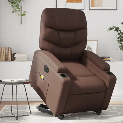 Obrázok produktu pre VidaXL 3204681, Umelá koža, Hnedá, Pena, 110 kg, 740 mm, 890 mm
