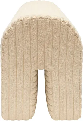 Produktbild von Bettkantenschutz für Kinderbetten Kissen für bettumrandung Rausfallschutz Abdeckung Kantenschutz für Babybett (BEIGE Cord, 120cm)