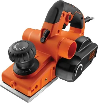 Produktbild von Hobelmaschine BLACK+DECKER KW750K-QS, 750W, 16000 U/min, 12 Schnitttiefen, Bis zu 2mm Schnitttiefe, Bis zu 12mm Falztiefe