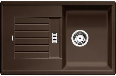 Produktbild von BLANCO ZIA 45 S, Braun, 1 Becken, 450 x 332,5 mm, 19 cm, 780 mm, 500 mm