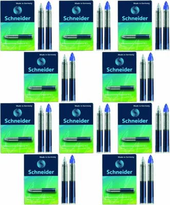Produktbild von Schneider Rollerpatronen Universal - 10er-Set blau