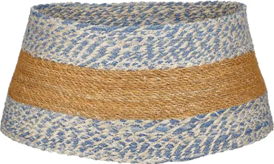 Image de House of Seasons Couverture de Sapin de Noël - H26 x Ø58 cm - Herbe de mer - Bleu